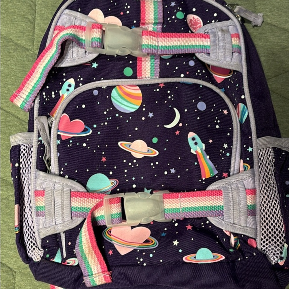 Pottery Barn  Kids Backpack Apace Glow in the Dark